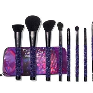 Morphe Holiday Collections purple Black bling brushes